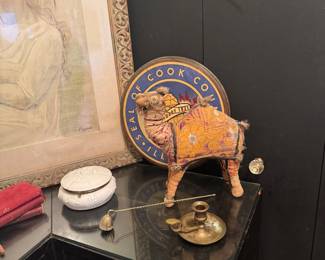 Cook County Illinois Seal Plaque & Folk Art Tabletop Decor Lot