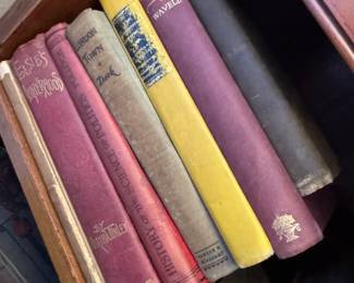 Hardcover Cloth-Bound Literature and History Book Collection