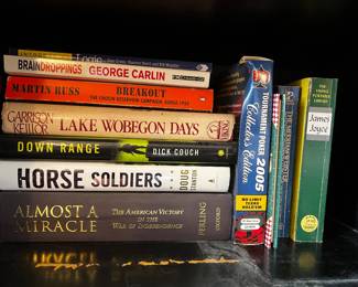 Assorted Modern Military History, Comedy, and Fiction Books Lot