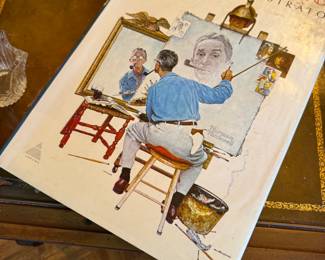 $60, Norman Rockwell Artist and Illustrator Large Hardcover Book Abrams Illustrated Art Book Signed Inscription