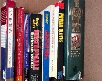 Lot of 8 Non-Fiction & Humor Books: High Output Management, Brokaw