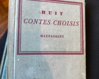 $35, Huit Contes Choisis Maupassant D.C. Heath Hardcover