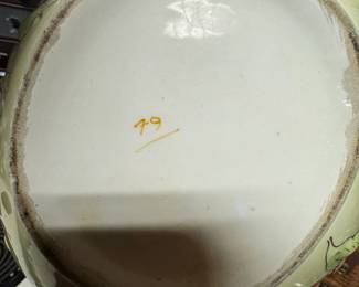 Hull Art Pottery Wildflower Ceramic Basket with Handle