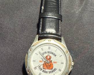 $50, Leo High School 50th Reunion Stainless Steel Commemorative Wristwatch