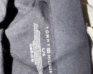 Tommy Hilfiger Black Nylon Elastane Garment Size Large