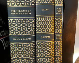 Three Doubleday Guild Leather-Bound Books: Sullivan, O. Henry, Shakespeare