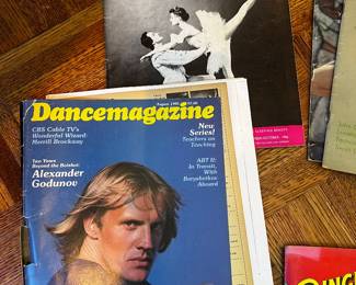 August 1981 Dance Magazine Featuring Alexander Godunov