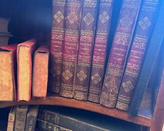Six-Volume Leather-Bound Set of Flavius Josephus Works