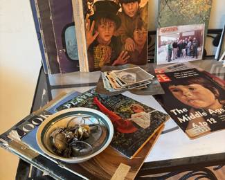 Assortment of Mid-Century Ephemera, Magazines, and Small Collectibles