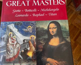 Hardcover Art History Book — Vasari's The Great Masters
