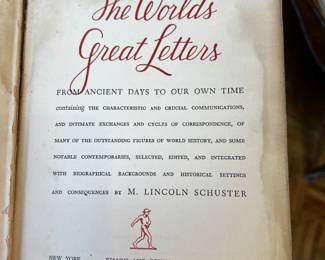 Hardcover Anthology Book — A Treasury of The World's Great Letters