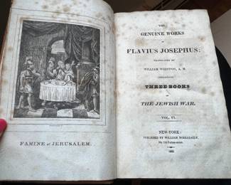 1824 Flavius Josephus The Jewish War Vol VI William Borradaile NY
