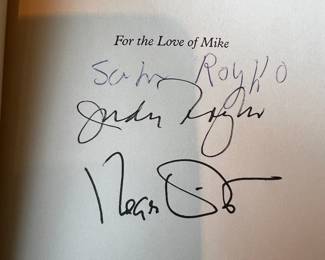 $40, For the Love of Mike, Signed Mike Royko - Hardcover Autographed Copy Chicago Tribune Columnist Book