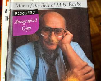 $40, For the Love of Mike, Signed Mike Royko - Hardcover Autographed Copy Chicago Tribune Columnist Book