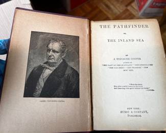 $50 (set 2), The Pathfinder and The Pilot J Fenimore Cooper Hurst & Company Hardcover Set Classic Adventure Novels