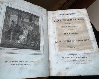 1828 Flavius Josephus Antiquities of the Jews Volume II Book