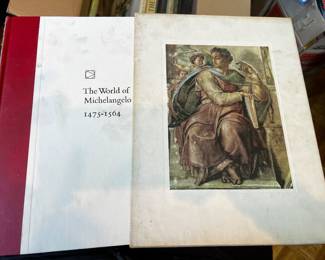 The World of Michelangelo Time-Life Hardcover Book & Slipcase