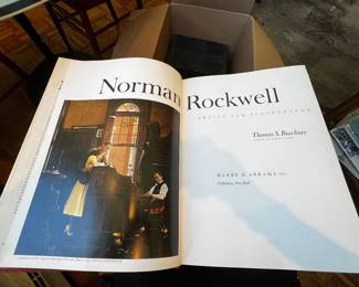 $60, Norman Rockwell Artist and Illustrator Large Hardcover Book Abrams Illustrated Art Book Signed Inscription
