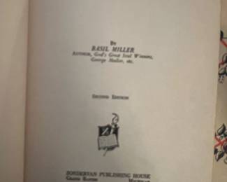 $30, David Livingstone Explorer Missionary Basil Miller Hardcover Biography Book 1941 Zondervan