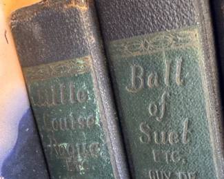 $125 (set 4), Guy de Maupassant Collected Works Four Volume Cloth Bound Set