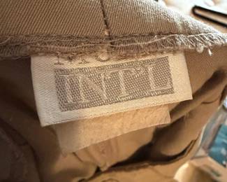 Cotton Twill Garment with INC International Concepts Label
