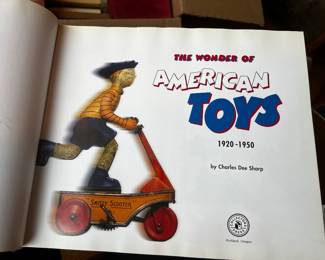$40, The Wonder of American Toys 1920-1950 by Charles Dee Sharp Hardcover Book
