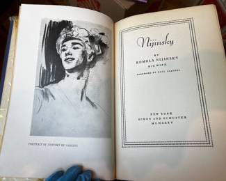 $60, Nijinsky by Romola Nijinsky 1934 Simon and Schuster Early Printing Biography