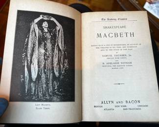 1922 Allyn & Bacon Academy Classics Shakespeare's Macbeth Book