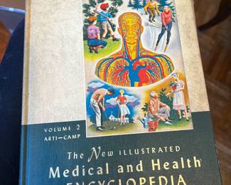 $35, Medical and Health Encyclopedia Volume 2 Arti Camp 1964 Illustrated Hardcover Family Health Book