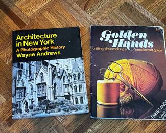 Paperback Books — Architecture in New York & Golden Hands Craft Guide