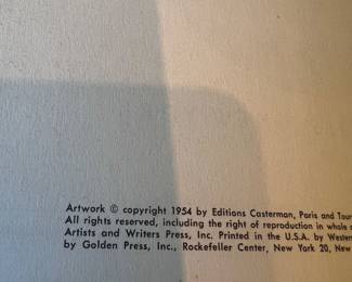 Hergé — Explorers on the Moon (1960 First US Edition, Golden Press)