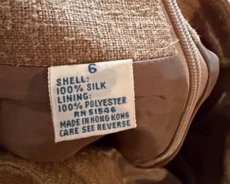 Raw Silk Women's Garment by Paul Harris Design, Hong Kong