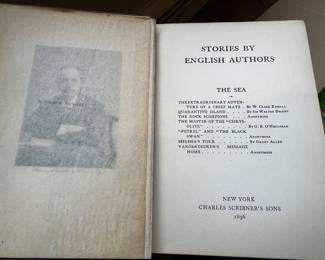Brown $35, Cloth Hardcover Book — Stories by English Authors (Scribner's, 1896)