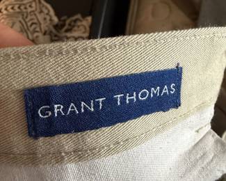 Cotton Twill Men's Trousers by Grant Thomas
