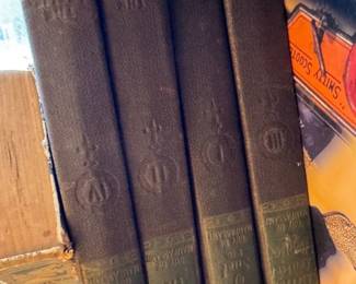 $125 (set 4), Guy de Maupassant Collected Works Four Volume Cloth Bound Set