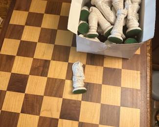 Chess set.