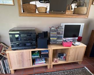 Records and Cd's.