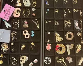 Vintage costume jewelry.