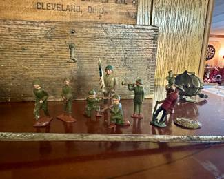 Lead soldiers.
