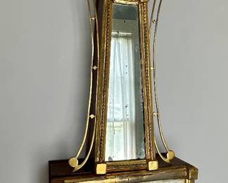 One of several antique clocks throughout the home.