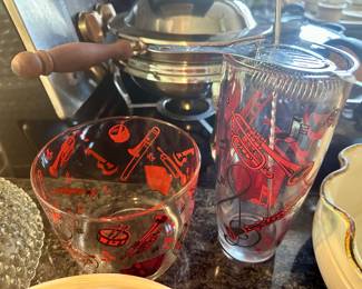 1950's bar set.