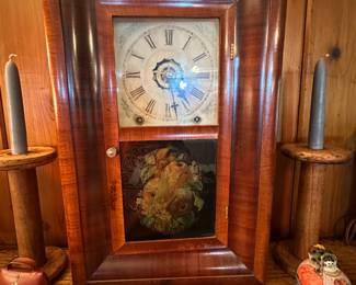 Antique mantel clock.