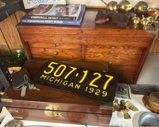 Tool and dye toolbox.