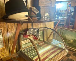Antique showcase.