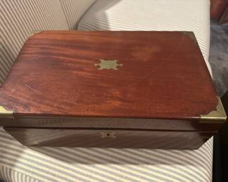Antique travel desk.