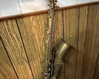 Vintage saxophone.