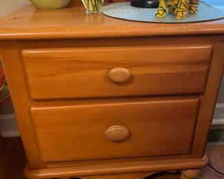 Hard Rock Maple Bedside Table