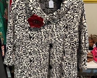 Black/White coat