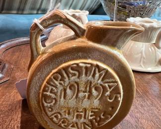 Frankoma 1949 Christmas pitcher