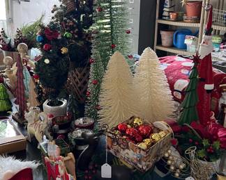 Christmas brush trees and more